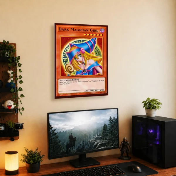 Anime Metal Poster Wall Decor - YGO Dark Magician Girl - Image 5