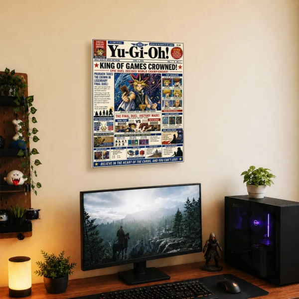 Anime Metal Poster Wall Decor - YGO - Yami Yugi - Image 5