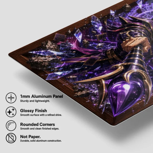 Anime Metal Poster Wall Decor - YGO - Dark Magician - Image 6