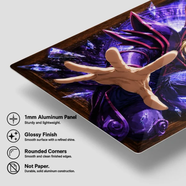 Anime Metal Poster Wall Decor - YGO - Dark Magician - A - Image 6