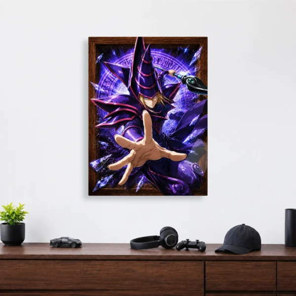 Anime Metal Poster Wall Decor - YGO - Dark Magician - A - Image 4