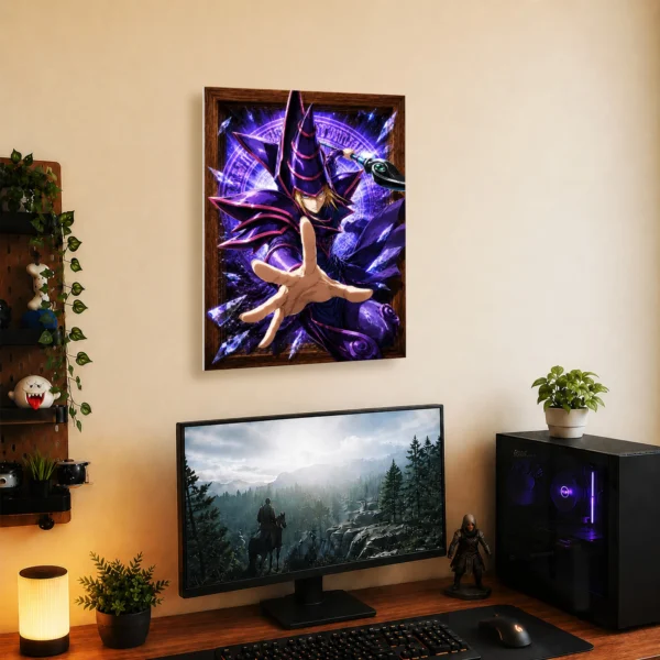 Anime Metal Poster Wall Decor - YGO - Dark Magician - A - Image 5