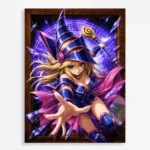 Anime Metal Poster Wall Decor - YGO - Dark Magician Girl