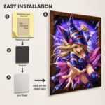 Anime Metal Poster Wall Decor - YGO - Dark Magician Girl - Image 2