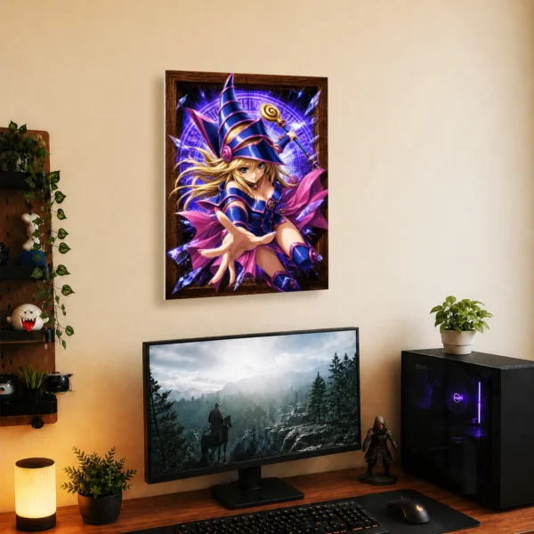Anime Metal Poster Wall Decor - YGO - Dark Magician Girl - Image 5