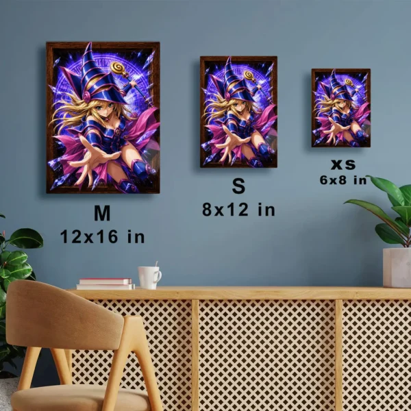 Anime Metal Poster Wall Decor - YGO - Dark Magician Girl - Image 7