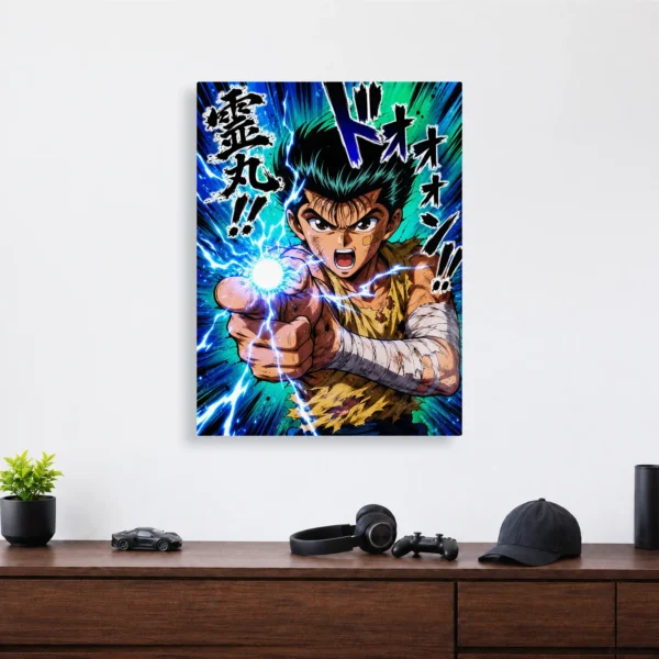 Anime Metal Poster Wall Decor - YYH - Yusuke Urameshi - Image 4