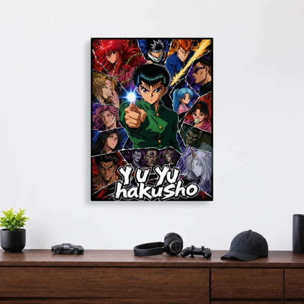 Anime Metal Poster Wall Decor - YYH - Image 4