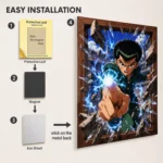 Anime Metal Poster Wall Decor - YYH - B - Image 2