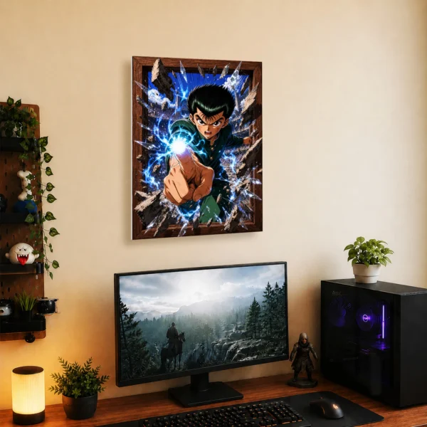 Anime Metal Poster Wall Decor - YYH - B - Image 5