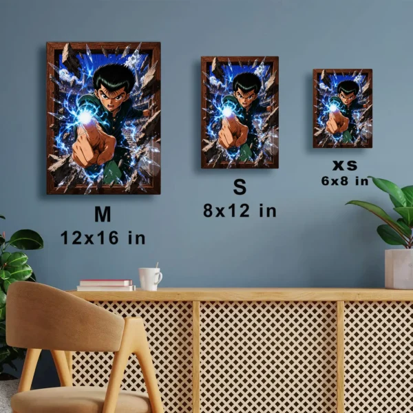 Anime Metal Poster Wall Decor - YYH - B - Image 7