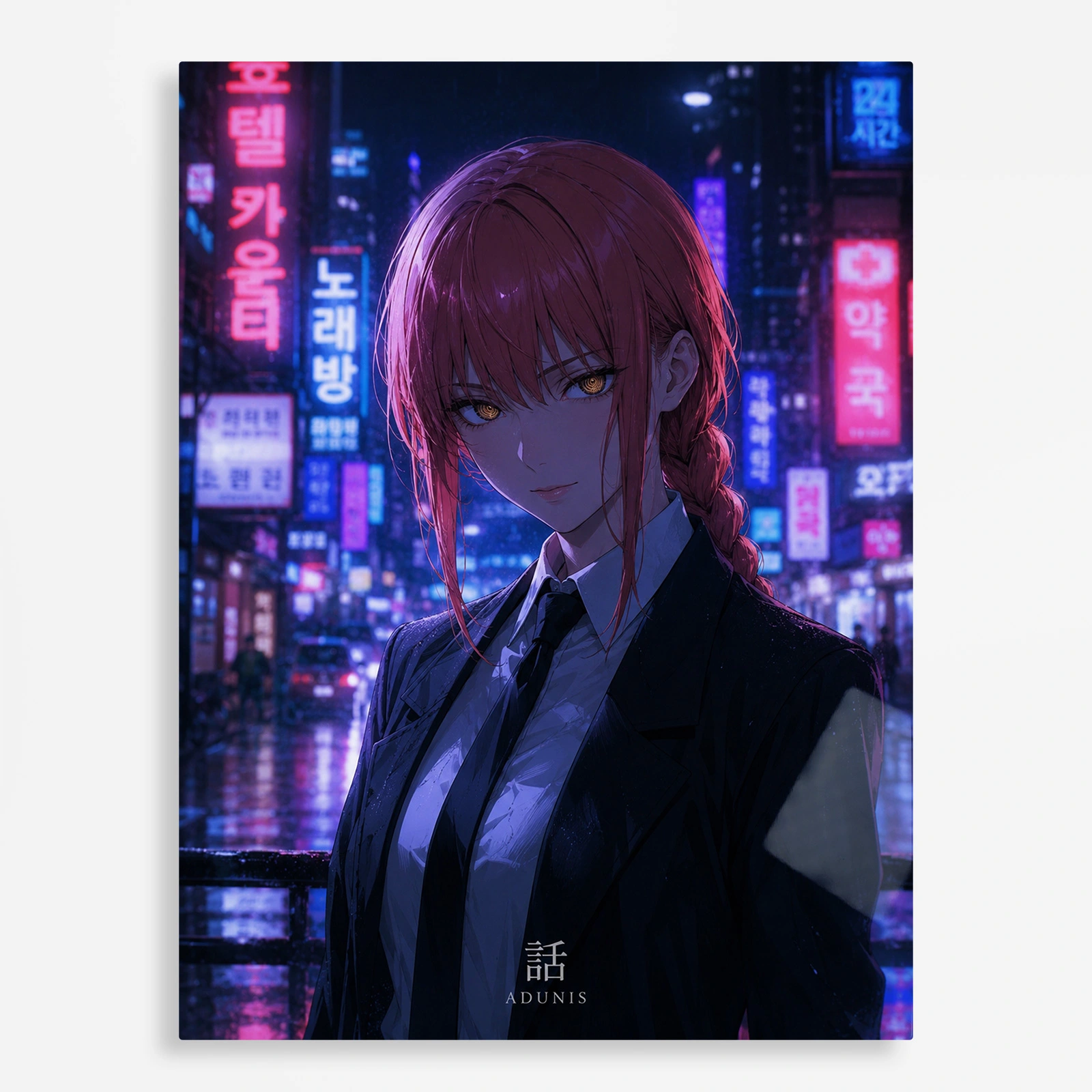 anime metal poster (45) s1 Anime Metal Poster Wall Decor - Chainsaw - E - Image 1