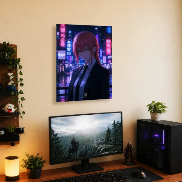 Anime Metal Poster Wall Decor - Chainsaw - E - Image 5