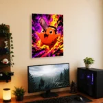 Anime Metal Poster Wall Decor - Chainsaw Pochita - A - Image 5
