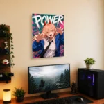 Anime Metal Poster Wall Decor - Chainsaw Power - A - Image 5