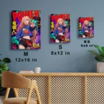 Anime Metal Poster Wall Decor - Chainsaw Power - C - Image 7