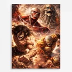 Anime Metal Poster Wall Decor - AOT - A