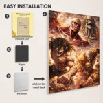 Anime Metal Poster Wall Decor - AOT - A - Image 2
