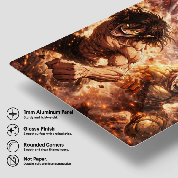 Anime Metal Poster Wall Decor - AOT - A - Image 6