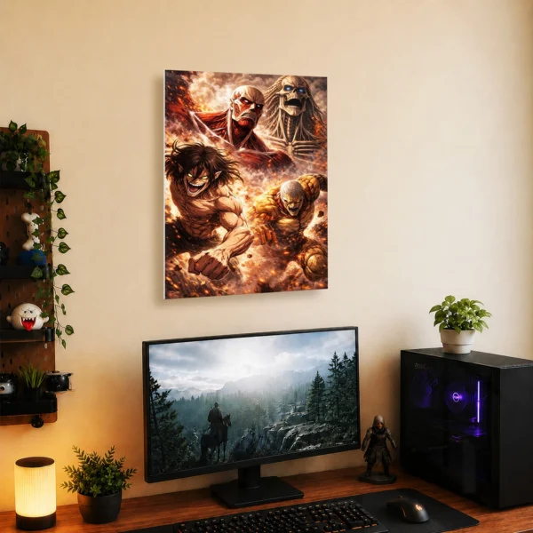 Anime Metal Poster Wall Decor - AOT - A - Image 5
