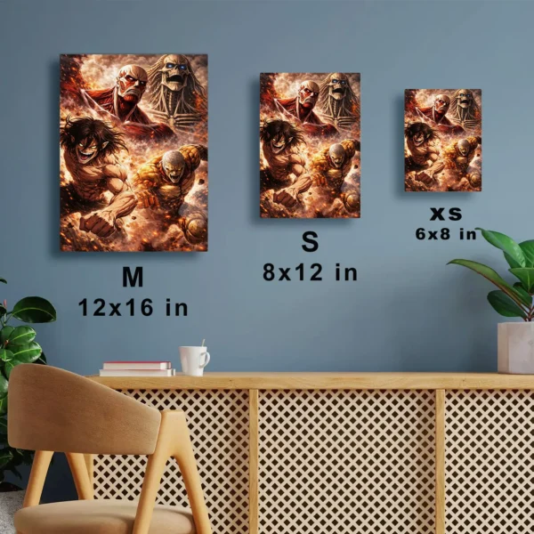 Anime Metal Poster Wall Decor - AOT - A - Image 7