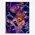 Anime Metal Poster Wall Decor - Chainsaw - G