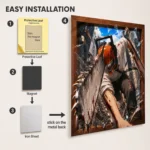 Anime Metal Poster Wall Decor - Chainsaw Power - M - Image 2