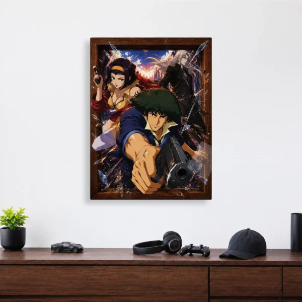 Anime Metal Poster Wall Decor - Cowboy - Image 4