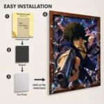 Anime Metal Poster Wall Decor - Cowboy Spike Spiegel - Image 2