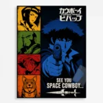 Anime Metal Poster Wall Decor - Cowboy - A