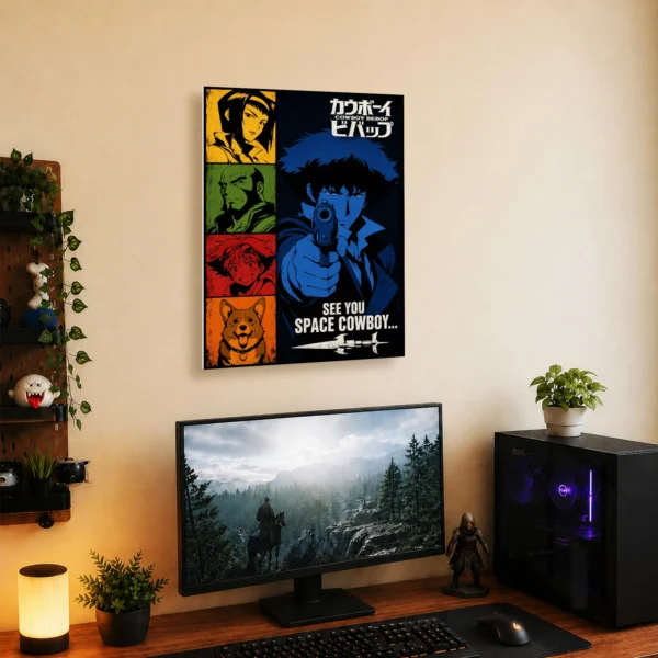 Anime Metal Poster Wall Decor - Cowboy - A - Image 5