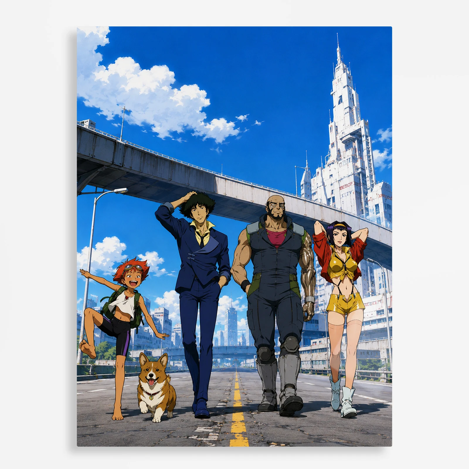 anime metal poster (58) s1 Anime Metal Poster Wall Decor - Cowboy - B - Image 1
