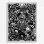 Anime Metal Poster Wall Decor - AOT Nine Titan