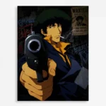 Anime Metal Poster Wall Decor - Cowboy Spike Spiegel - A