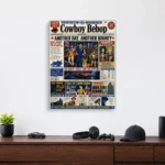 Anime Metal Poster Wall Decor - Cowboy Newspaper - Image 4