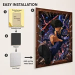Anime Metal Poster Wall Decor - Cowboy Spike Spiegel - B - Image 2