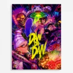 Anime Metal Poster Wall Decor - Danda