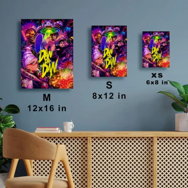 Anime Metal Poster Wall Decor - Danda - Image 7