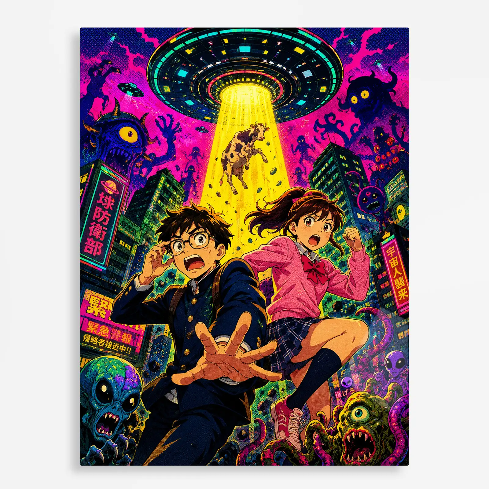 anime metal poster (65) s1 Anime Metal Poster Wall Decor - Danda - A - Image 1