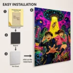 Anime Metal Poster Wall Decor - Danda - A - Image 2