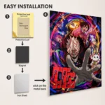 Anime Metal Poster Wall Decor - Danda - C - Image 2