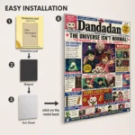 Anime Metal Poster Wall Decor - Danda Newspaper - Image 2