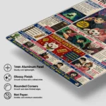 Anime Metal Poster Wall Decor - Danda Newspaper - Image 6