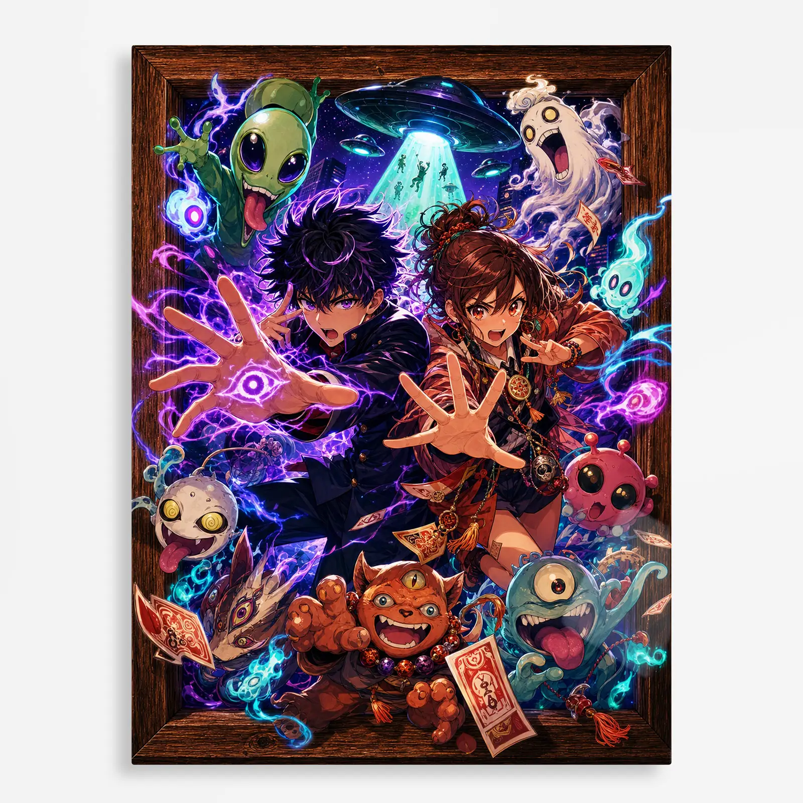 anime metal poster (69) s1 Anime Metal Poster Wall Decor - Danda - D - Image 1