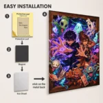 Anime Metal Poster Wall Decor - Danda - D - Image 2