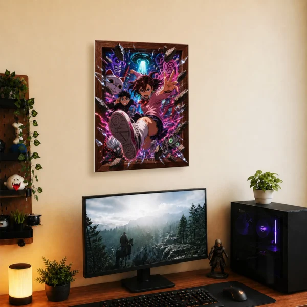 Anime Metal Poster Wall Decor - Danda - E - Image 5