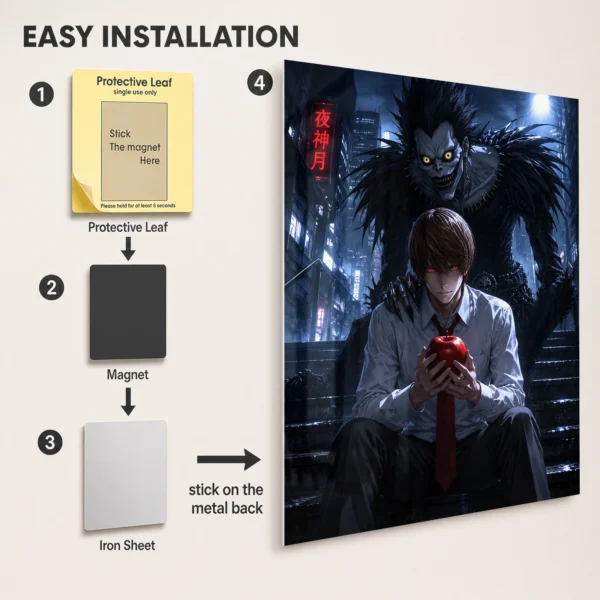 Anime Metal Poster Wall Decor - DN - A - Image 2