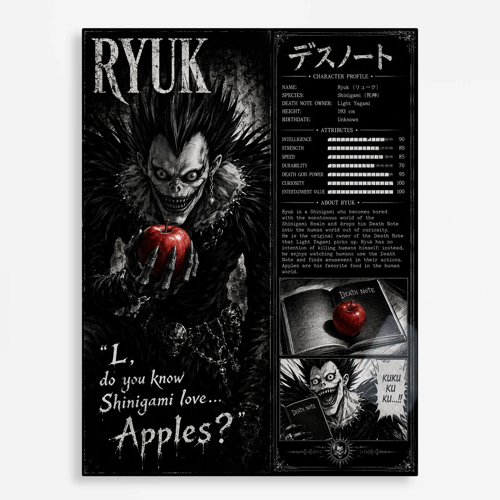 anime metal poster (73) s1 Anime Metal Poster Wall Decor - DN - B - Image 1