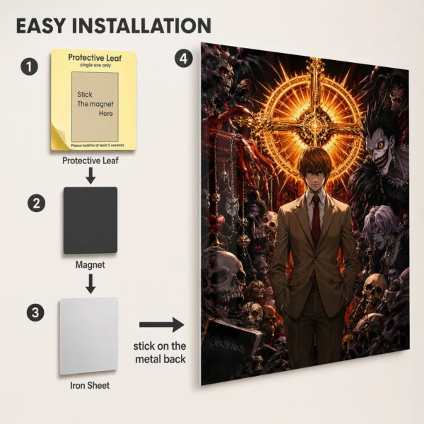 Anime Metal Poster Wall Decor - DN - F - Image 2