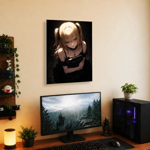 Anime Metal Poster Wall Decor - DN Misa - Image 5